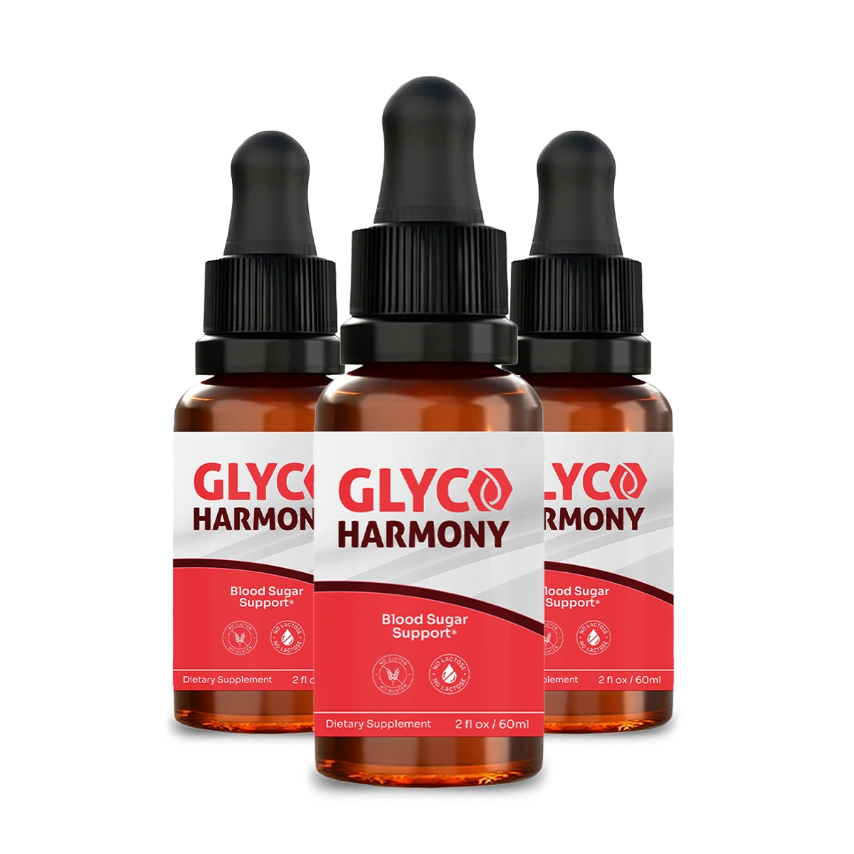 GlycoHarmony Weight Loss Supplement 3 Bottle Package